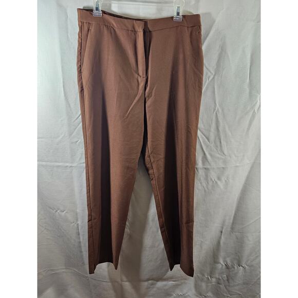 Love Tree Brown Skinny Leg Slacks Women’s Size XL - Picture 1 of 10